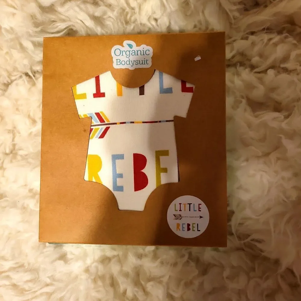 Organic, little  rebel onesie